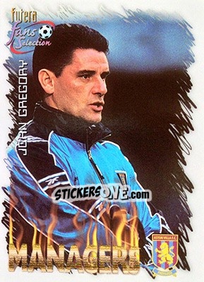 Cromo John Gregory - Aston Villa Fans' Selection 1999 n. 31 - Futera