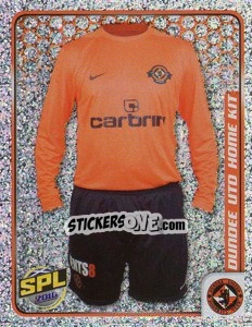 Figurina Dundee United Home Kit - Scottish Premier League 2009-2010 n. 78 - Panini