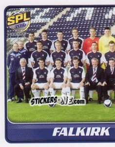 Figurina Falkirk Squad - Part 1 - Scottish Premier League 2009-2010 n. 129 - Panini