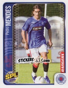 Figurina Pedro Mendes - Scottish Premier League 2009-2010 n. 392 - Panini