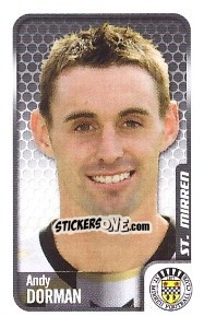 Figurina Andy Dorman - Scottish Premier League 2009-2010 n. 469 - Panini