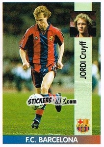 Cromo Johan Jordi Cruijff Coster - Liga Spagnola 1996-1997 n. 45 - Panini