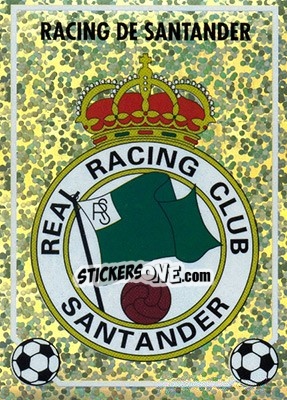 Figurina Escudo (Racing Santander) - Liga Spagnola 1996-1997 n. F - Panini