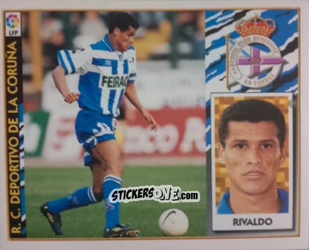 Figurina Rivaldo - Liga Spagnola 1997-1998 n. 161 - Colecciones ESTE