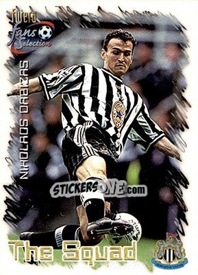 Cromo Nikolaos Dabizas - Newcastle United Fans' Selection 1999 n. 29 - Futera