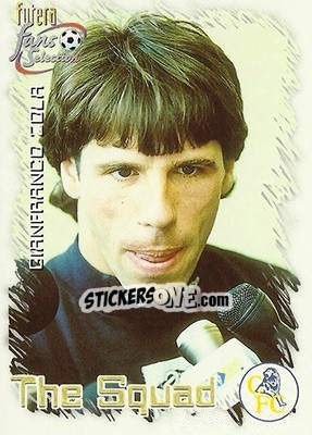 Figurina Gianfranco Zola - Chelsea Fans' Selection 1999 n. 24 - Futera