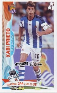 Figurina Xabi Prieto - Los 100 Cracks del Jugon 2005-2014 n. 97 - Panini