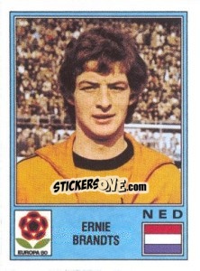 Cromo Ernie Brandts - UEFA Euro Italy 1980 n. 63 - Panini