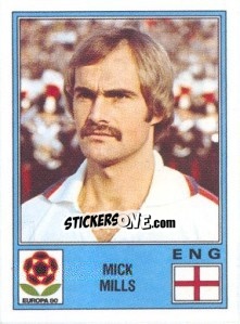 Cromo Mick Mills - UEFA Euro Italy 1980 n. 121 - Panini