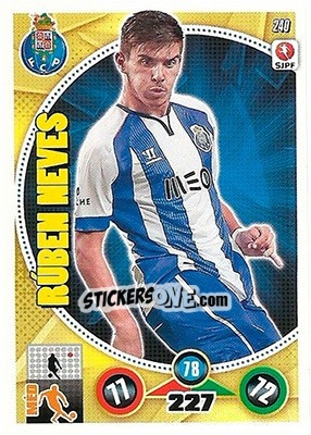 Figurina Rúben Neves - Futebol 2014-2015. Adrenalyn XL n. 240 - Panini
