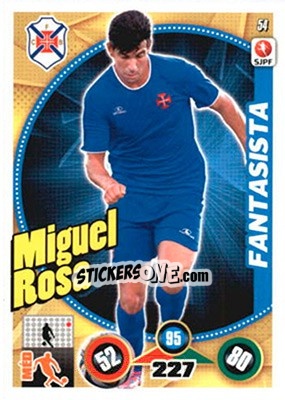Figurina Miguel Rosa - Futebol 2014-2015. Adrenalyn XL n. 54 - Panini