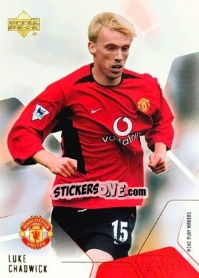 Figurina Luke Chadwick - Manchester United Mini Playmakers 2003 n. 15 - Upper Deck