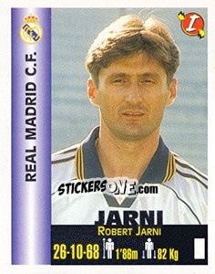 Figurina Robert Jarni - Euro Super Clubs 1999 n. 298 - Panini