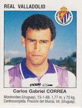 Figurina Carlos Gabriel Correa Viana (Real Valladolid) - Liga 1993-1994 n. 435 - Panini