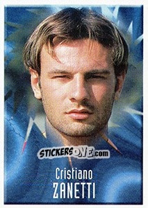 Cromo Cristiano Zanetti - Noi Campioni 2001-2002 n. 98 - Panini