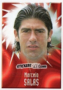 Sticker Marcelo Salas - Noi Campioni 2001-2002 n. 132 - Panini