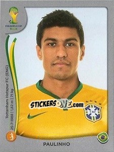 Cromo Paulinho - FIFA World Cup Brazil 2014. Platinum edition n. 41 - Panini