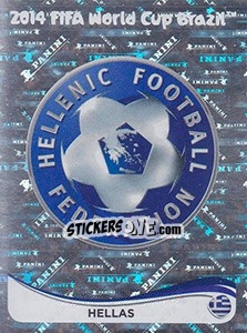 Figurina Badge - FIFA World Cup Brazil 2014. Platinum edition n. 203 - Panini