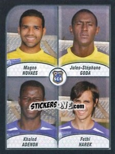 Figurina Novaes / Goda / Adenon / Harek - FOOT 2009-2010 n. 545 - Panini