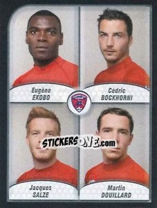 Sticker Ekobo / Bockhorni / Salze / Douillard - FOOT 2009-2010 n. 574 - Panini