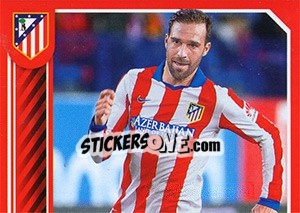 Cromo Jésus Gaméz in action - Atletico de Madrid 2014-2015 n. 40 - Panini