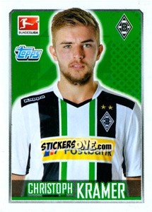 Cromo Christoph Kramer - German Football Bundesliga 2014-2015 n. 193 - Topps
