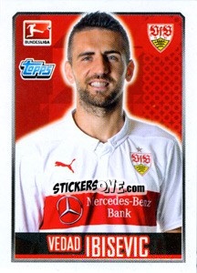 Cromo Vedad Ibiševic - German Football Bundesliga 2014-2015 n. 258 - Topps