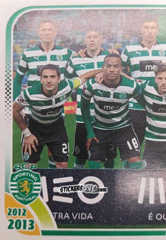 Cromo Equipa Sporting - Sporting Lisbon 2012-2013 n. 8 - Panini