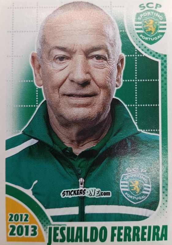 Sticker Jesualdo Ferreira - Sporting Lisbon 2012-2013 n. 21 - Panini