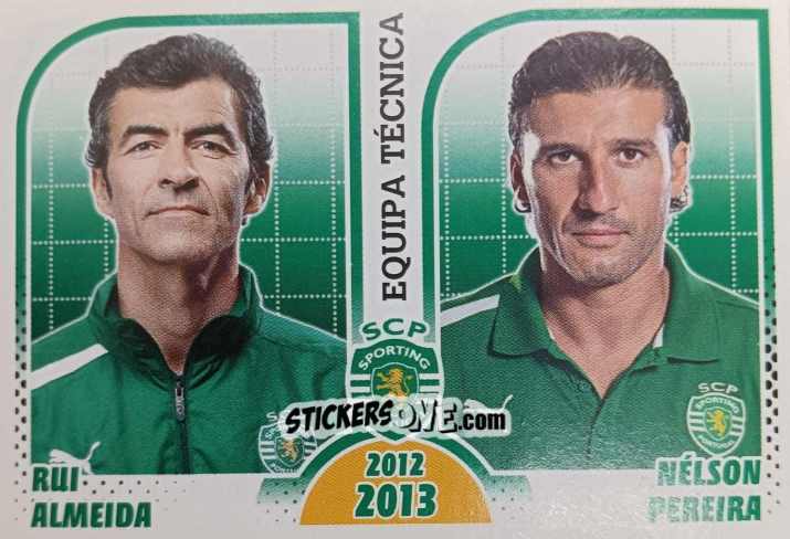Figurina Rui Almeida / Nélson Pereira - Sporting Lisbon 2012-2013 n. 26 - Panini