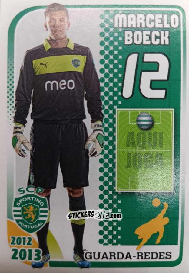 Sticker Marcelo Boeck 12 - Sporting Lisbon 2012-2013 n. 38 - Panini