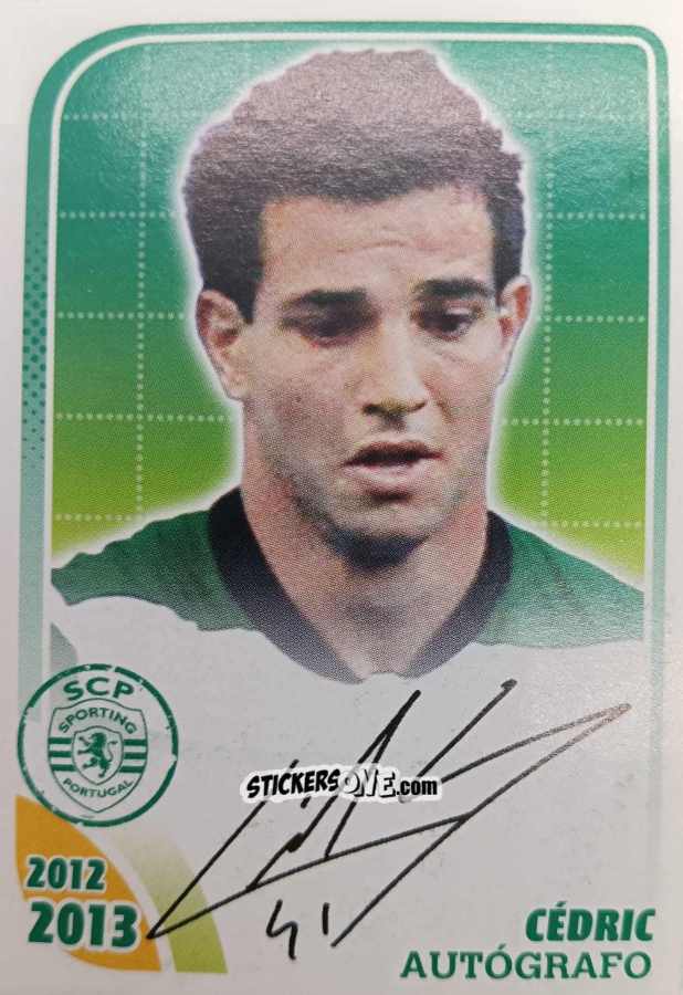 Sticker Cédric (Autógrafo) - Sporting Lisbon 2012-2013 n. 39 - Panini