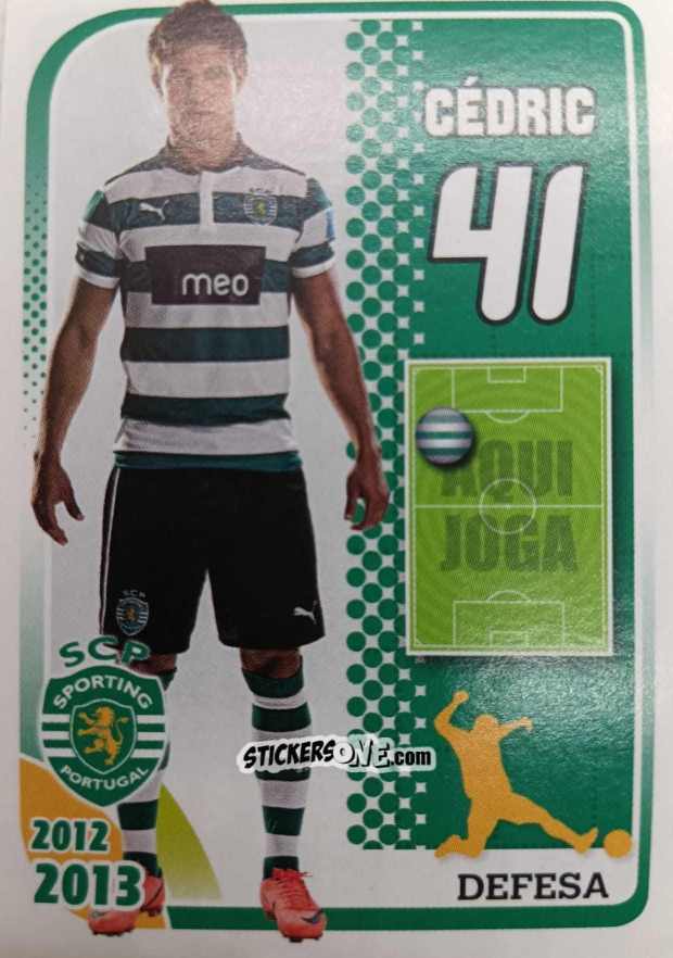 Figurina Cédric 41 - Sporting Lisbon 2012-2013 n. 40 - Panini