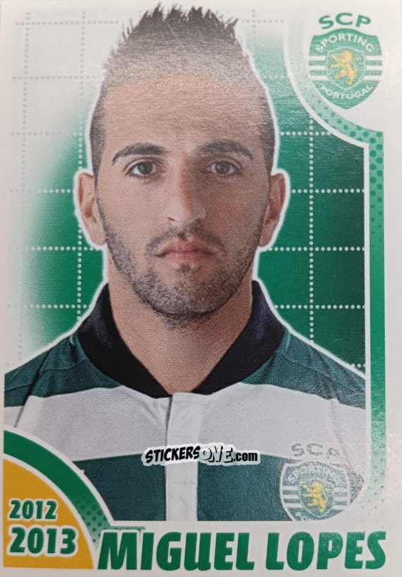 Sticker Miguel Lopes - Sporting Lisbon 2012-2013 n. 45 - Panini