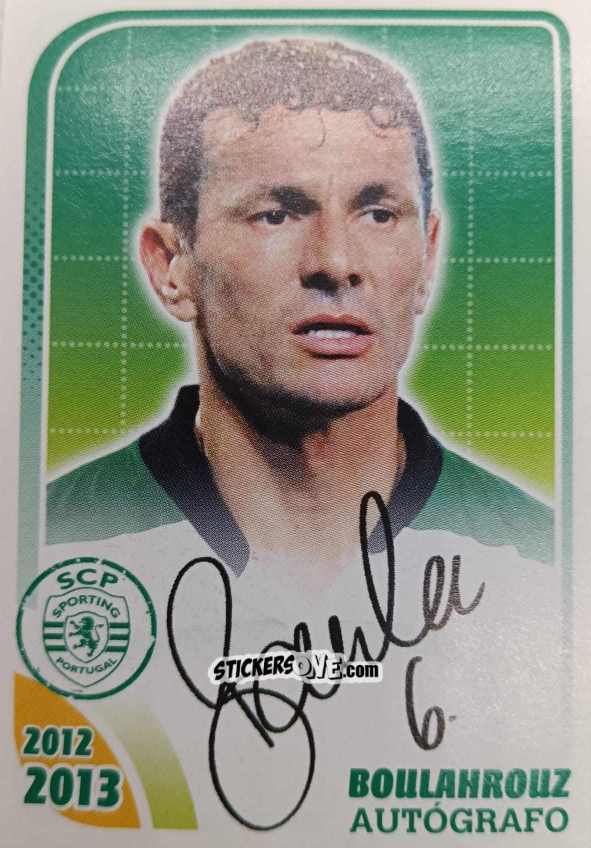 Sticker Boulahrouz (Autógrafo) - Sporting Lisbon 2012-2013 n. 51 - Panini