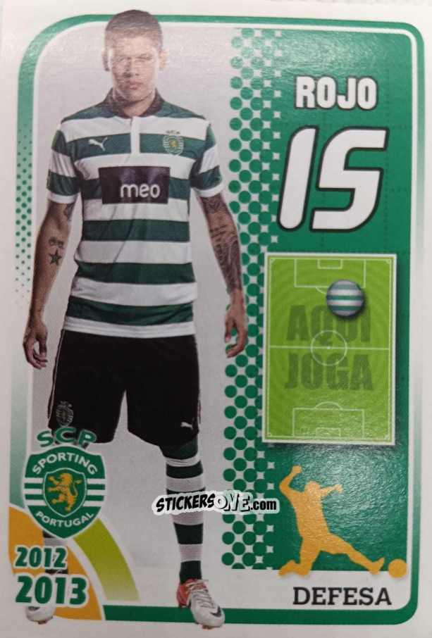 Sticker Rojo 15 - Sporting Lisbon 2012-2013 n. 64 - Panini