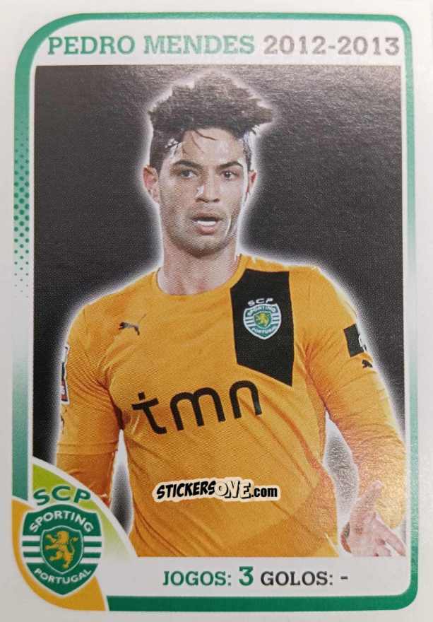 Sticker Pedro Mendes 2012-2013 - Sporting Lisbon 2012-2013 n. 72 - Panini