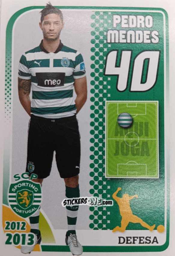 Sticker Pedro Mendes 40 - Sporting Lisbon 2012-2013 n. 73 - Panini