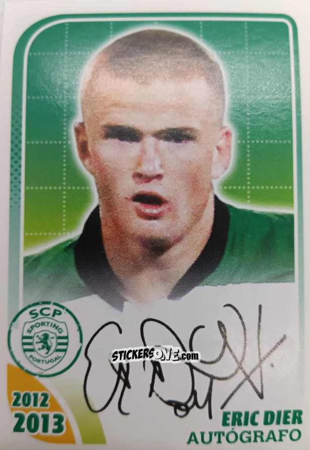 Sticker Eric Dier (Autógrafo) - Sporting Lisbon 2012-2013 n. 86 - Panini