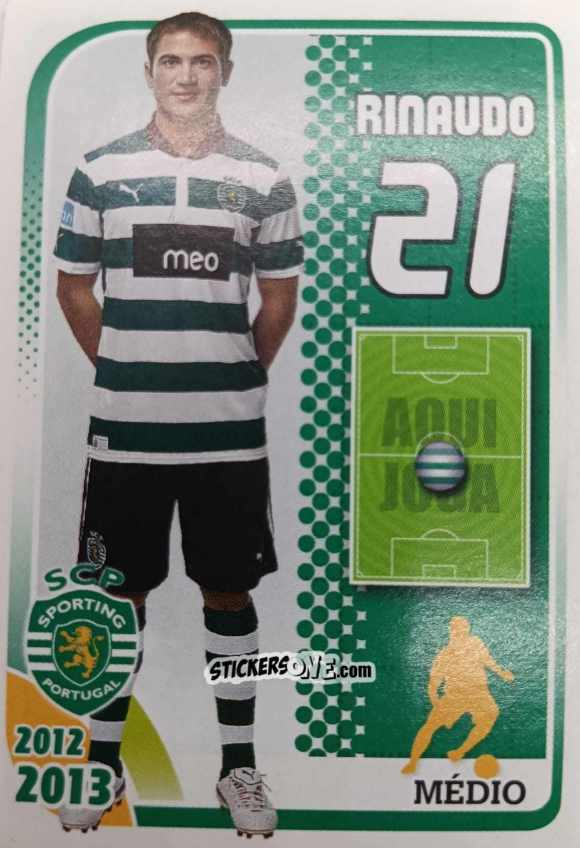 Cromo Rinaudo 21 - Sporting Lisbon 2012-2013 n. 88 - Panini