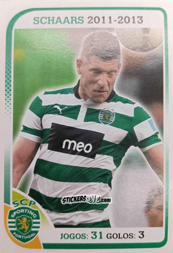 Cromo Schaars 2011-13 - Sporting Lisbon 2012-2013 n. 96 - Panini