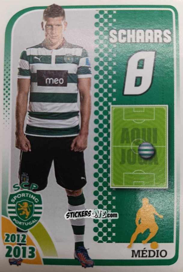 Sticker Schaars 8 - Sporting Lisbon 2012-2013 n. 97 - Panini