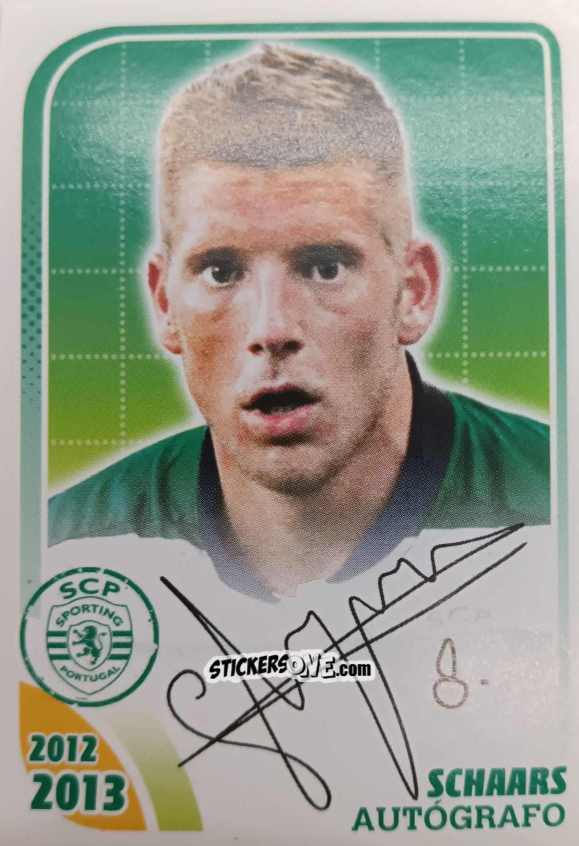 Sticker Schaars (Autógrafo) - Sporting Lisbon 2012-2013 n. 98 - Panini