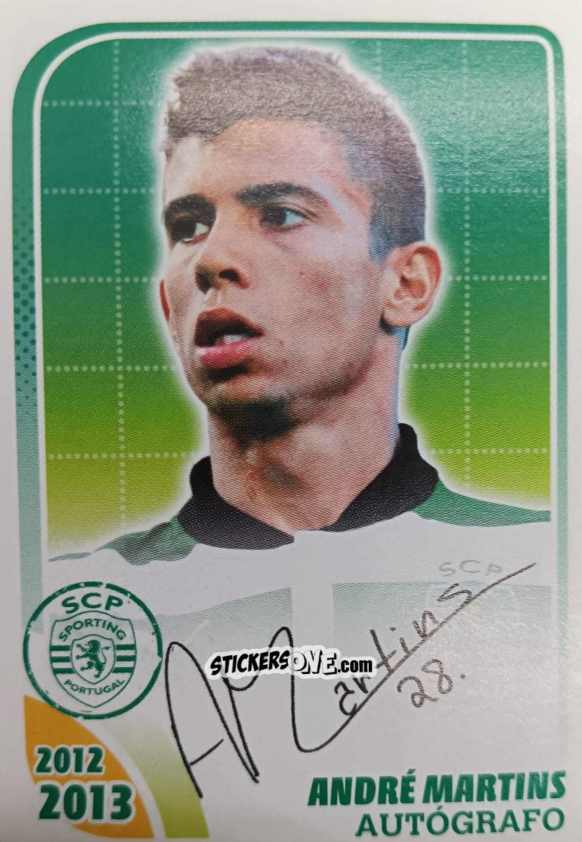 Sticker André Martins (Autógrafo) - Sporting Lisbon 2012-2013 n. 111 - Panini