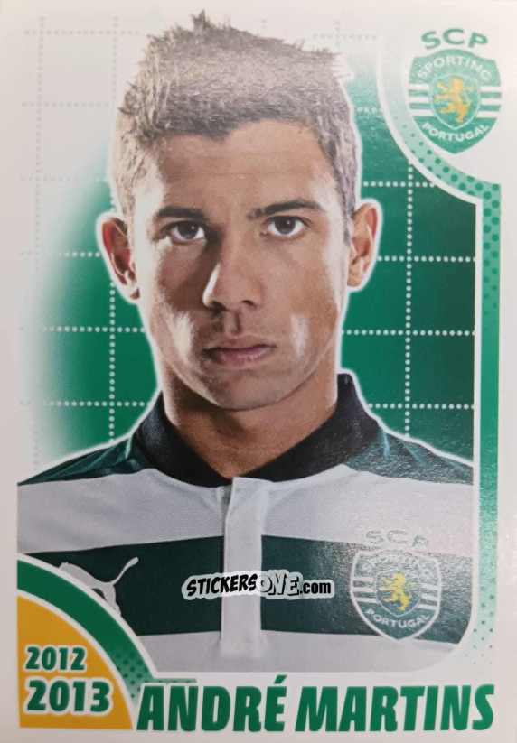 Sticker André Martins - Sporting Lisbon 2012-2013 n. 114 - Panini