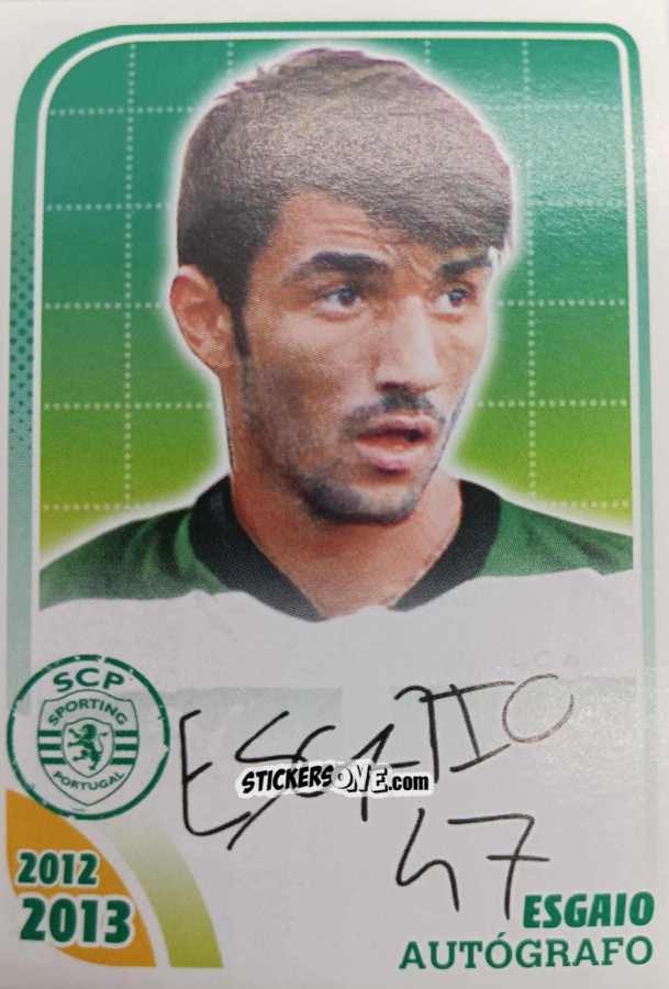 Sticker Esgaio (Autógrafo) - Sporting Lisbon 2012-2013 n. 122 - Panini