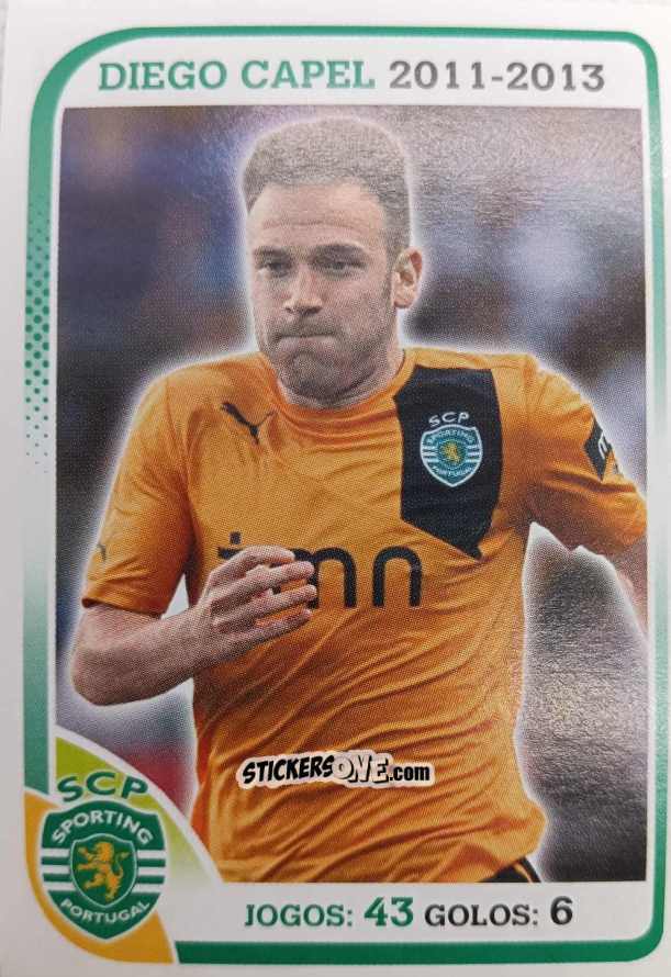 Cromo Diego Capel 2011-2013 - Sporting Lisbon 2012-2013 n. 125 - Panini