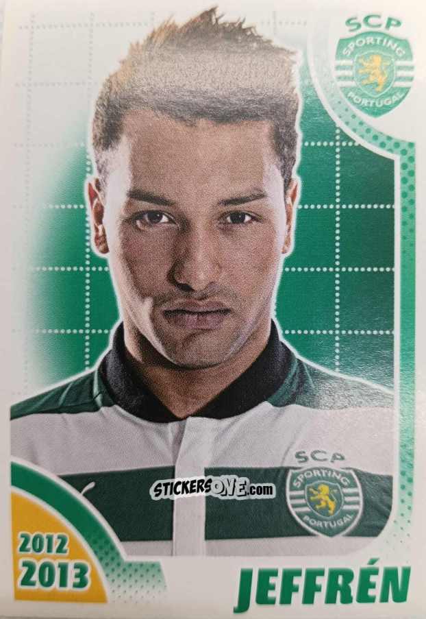 Sticker Jeffrén - Sporting Lisbon 2012-2013 n. 129 - Panini