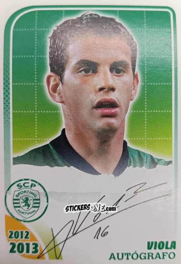 Sticker Viola (Autógrafo) - Sporting Lisbon 2012-2013 n. 147 - Panini