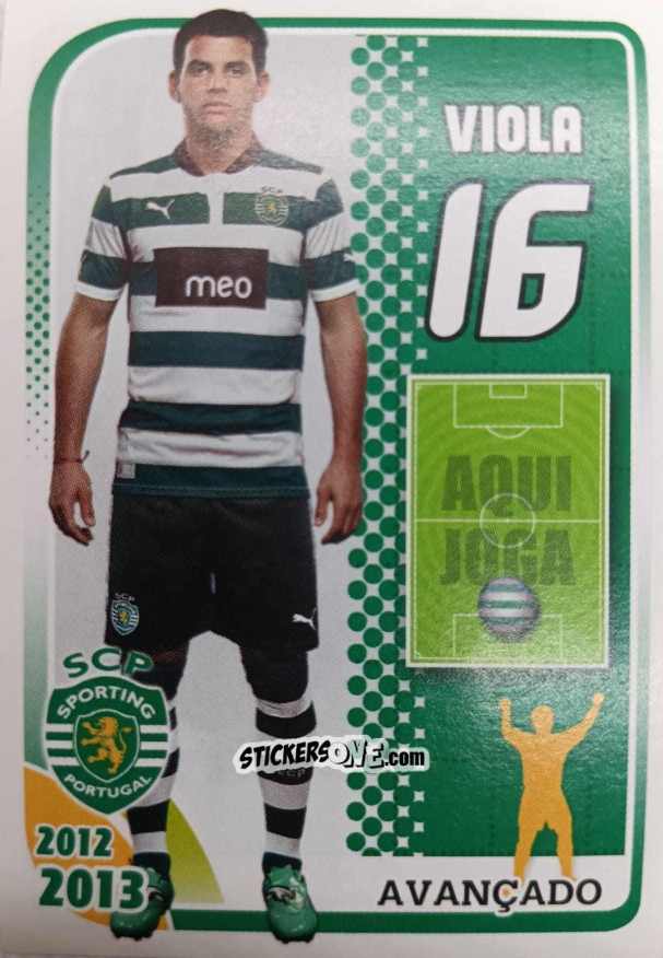 Sticker Viola 16 - Sporting Lisbon 2012-2013 n. 148 - Panini